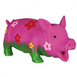 Trixie cochon 'fleurs' en latex TRIXIE 4011905351858 Cordes, jouets à mordre