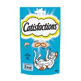 Friandise Catisfactions pour chat au saumon  5998749117750 Friandises